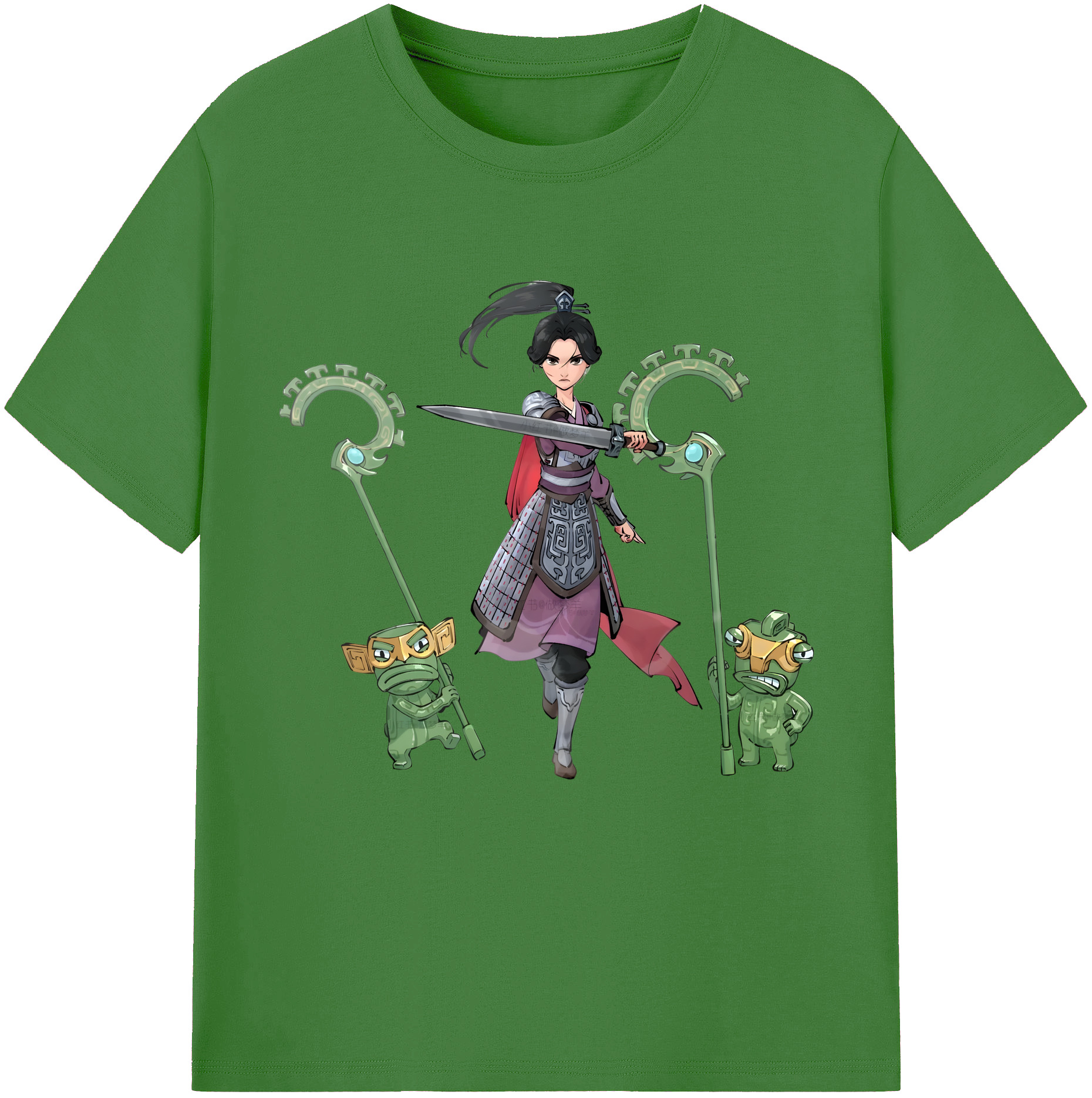（画像用） Ne Zha 2 ナタ 魔童の大暴れ レディースカジュアルプリントTシャツ（綿100％）